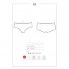 OBSESSIVE 876-SHO SHORTIES BLACK