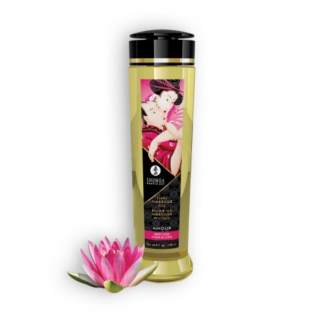&Oacute;LEO DE MASSAGEM SHUNGA AMOUR DOCE LOTUS 240ML