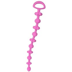 CADENA DE BOLAS ANALES FLOWER CHAIN ROSA