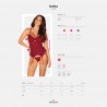 OBSESSIVE IVETTA CORSET AND THONG RED