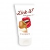 LUBRIFICANTE BEIJ&Aacute;VEL LICK-IT CHOCOLATE BRANCO 50ML