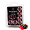 KISSABLE LUBRICANT BALLS FOREST FRUITS FLAVOUR 6 X 4GR