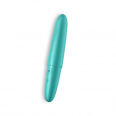 BALA VIBRAT&Oacute;RIA ULTRA POWER BULLET 6 SATISFYER TURQUESA