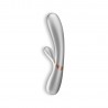 SATISFYER HOT LOVER VIBRATOR WITH APP SILVER - CHAMPAGNE