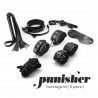 KIT BONDAGE PUNISHER AVEC 8 PI&Egrave;CES CRUSHIOUS