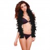 OUCH! SEDUCTIVE BOA DE PLUMAS PRETAS