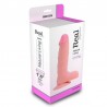 DILDO REAL&Iacute;STICO REAL RAPTURE EARTH FLAVOUR 7.5'' BRANCO
