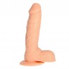 DILDO REAL&Iacute;STICO REAL RAPTURE EARTH FLAVOUR 7.5'' BRANCO