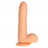 DILDO REAL&Iacute;STICO REAL RAPTURE FIRE PASSION 9'' BRANCO