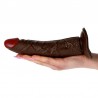 DILDO REAL&Iacute;STICO REAL RAPTURE EARTH FLAVOUR 7'' NEGRO