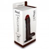 DILDO REAL&Iacute;STICO REAL RAPTURE SKY EMOTION 10'' NEGRO