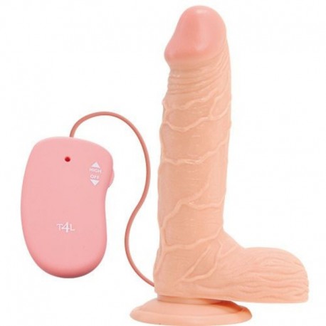 VIBRADOR REAL&Iacute;STICO REAL RAPTURE EARTH FLAVOUR 7.5'' BLANCO