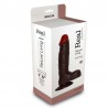 VIBRADOR REAL&Iacute;STICO REAL RAPTURE EARTH FLAVOUR 7.5'' NEGRO