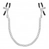 PIN&Ccedil;AS PARA MAMILOS SILVER NIPPLE CHAIN CLAMPS CRUSHIOUS