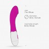 VIBRADOR GROWLIE COM LUBRIFICANTE &Agrave; BASE DE &Aacute;GUA INCLU&Iacute;DO CRUSHIOUS