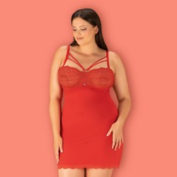 QUEEN SIZE OBSESSIVE LOVENTY CHEMISE AND THONG