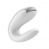 VIBRADOR DOUBLE FUN CON APP SATISFYER BLANCO