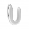 VIBRADOR DOUBLE FUN CON APP SATISFYER BLANCO