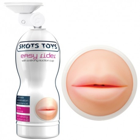 EASY RIDER MASTURBATOR WITH SUCTION CUP ORAL