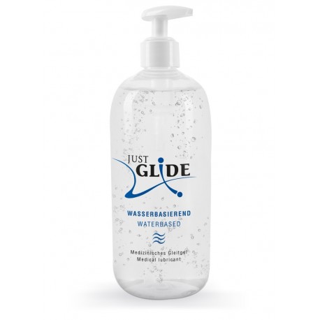 LUBRIFICANTE &Agrave; BASE DE &Aacute;GUA JUST GLIDE 500ML
