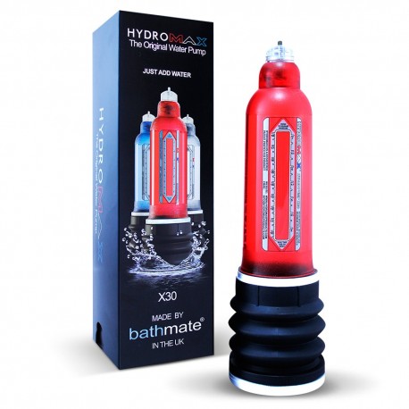 BATHMATE HYDROMAX X30 HYDRO PUMP RED
