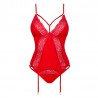 OBSESSIVE DIYOSA CORSET AND PANTY RED