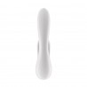SATISFYER DOUBLE FLEX VIBRATOR WITH APP WHITE