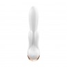 SATISFYER DOUBLE FLEX VIBRATOR WITH APP WHITE