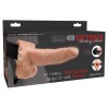 ARN&Ecirc;S COM DILDO OCO RECARREG&Aacute;VEL 6" HOLLOW RECHARGEABLE STRAP-ON COM COMANDO FETISH FANTASY SERIES