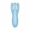 VIBRADOR THREESOME 4 COM APP SATISFYER AZUL