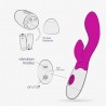 VIBRADOR CON ESTIMULADOR DE CL&Iacute;TORIS CHERIE Y LUBRICANTE DE BASE AGUA INCLUIDO CRUSHIOUS