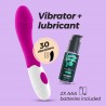 VIBROMASSEUR GROWLIE AVEC LUBRIFIANT &Agrave; BASE D&rsquo;EAU CRUSHIOUS