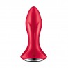 SATISFYER ROTATOR PLUG 1+ VIBRATING PLUG WITH APP RED