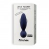 PLUG ANAL VIBRATORIO RECARGABLE LITTLE ROCKET ADRIEN LASTIC AZUL