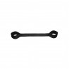 BARRA SEPARADORA CON ESPOSAS OUCH! SPREADER BAR WITH CUFFS NEGRA