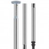 VAR&Atilde;O PROFESSIONAL DANCE POLE PRATEADO