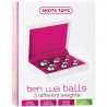 CONJUNTO DE 3 BOLAS VAGINAIS BEN WA BALLS PRATEADAS