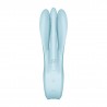 VIBRADOR THREESOME 1 AZUL SATISFYER