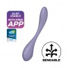 SATISFYER G-SPOT FLEX 5 CONNECT APP LILAC