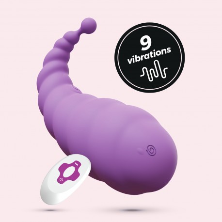 COCOON OVO VIBRAT&Oacute;RIO RECARREG&Aacute;VEL COM COMANDO &Agrave; DIST&Acirc;NCIA CRUSHIOUS ROXO