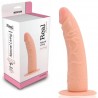 DILDO REAL&Iacute;STICO REAL RAPTURE EARTH FLAVOUR 7'' BRANCO