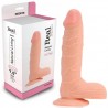DILDO REAL&Iacute;STICO REAL RAPTURE EARTH FLAVOUR 7.5'' BRANCO