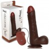 VIBRADOR REAL&Iacute;STICO REAL RAPTURE FIRE PASSION 9'' NEGRO