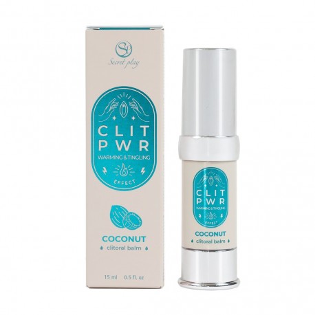 CLIT PWR - B&Aacute;LSAMO PARA O CL&Iacute;TORIS DE COCO 15ML SECRET PLAY