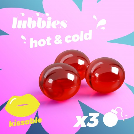 LUBBIES BOLINHAS DE &Oacute;LEO QUENTE & FRIO CRUSHIOUS