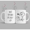 CANECA HUMORISTICA COM A FRASE &ndash; VOC&Ecirc; TEM DADO EM CASA ?
