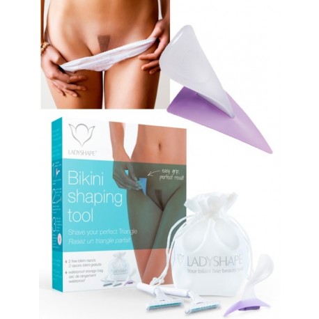DELINEADOR DEPILA&Ccedil;AO RISCO BIKINI SHAPING TOOL