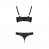 PASSION MALWIA BIKINI 2 PIECE SET BLACK QUEEN SIZE