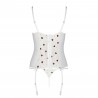 CORSET ET STRING LOVELIA BLANC PASSION
