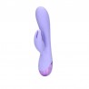 LOVELINE SMOOTH SILICONE RABBIT VIBRATOR DIGITAL LAVENDER